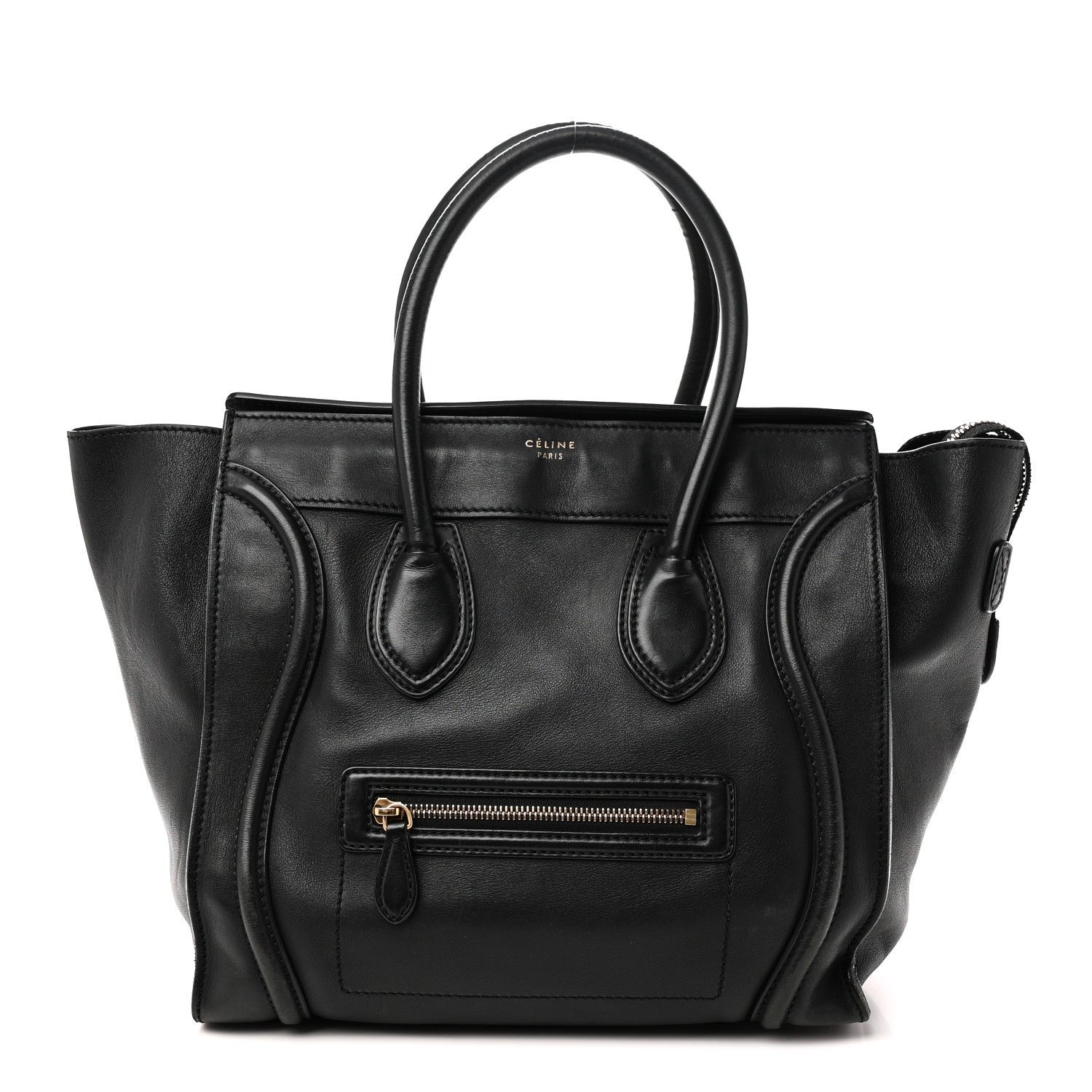 Celine Smooth Calfskin Mini Luggage Black