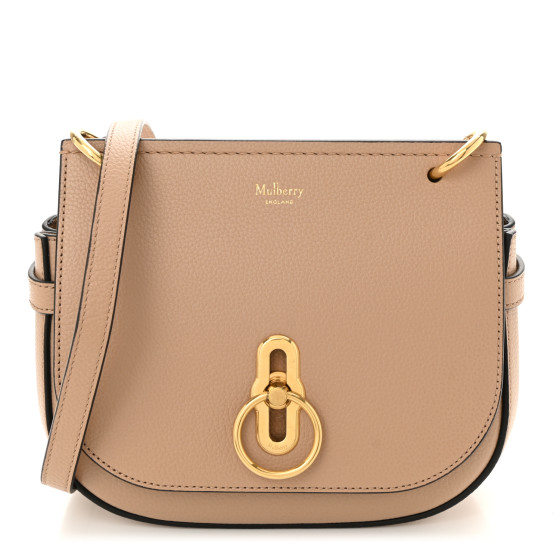 Mulberry Silky Calfskin Small Amberley Satchel Maple