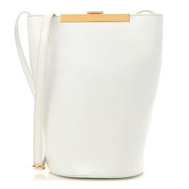 Khaite Patent Calfskin Etta Crossbody White