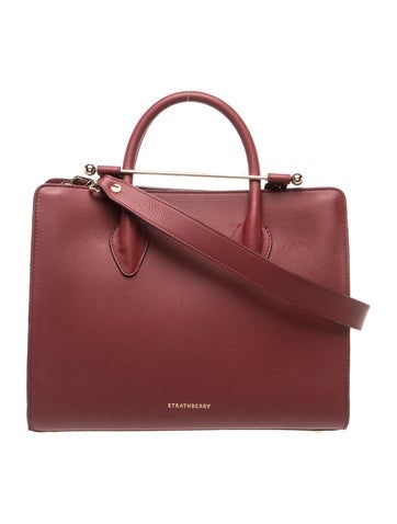 Leather Top Handle Bag