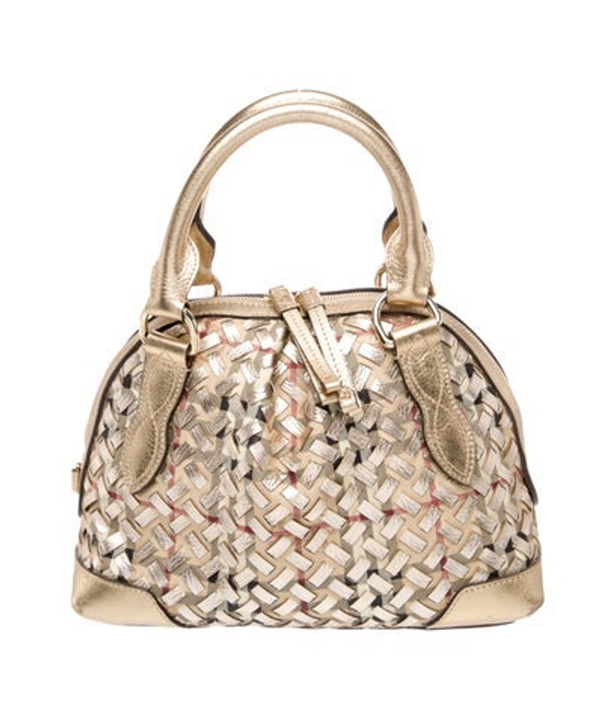 Burberry Haymarket Check Top Handle Bag