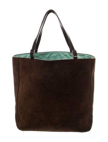 Suede Top Handle Bag