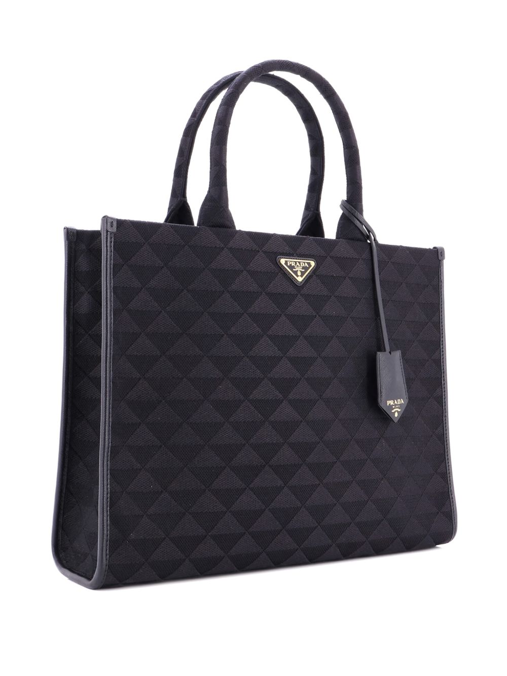 Symbole Shopper Jacquard Large tote bag
