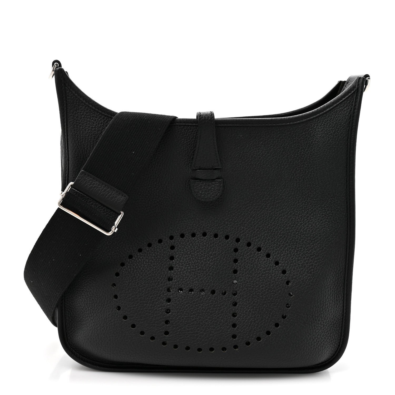 Hermes Taurillon Clemence EVELYNE III PM Black