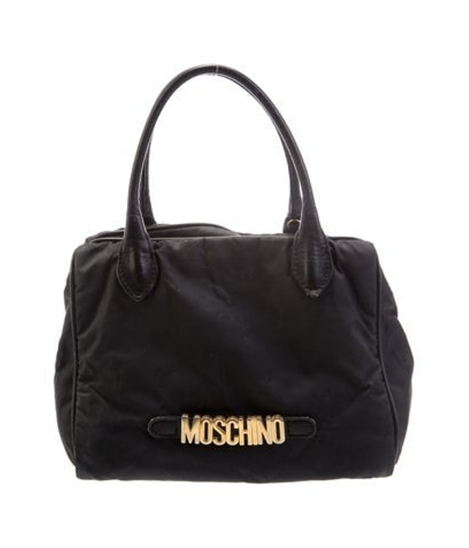 Moschino Nylon Top Handle Bag