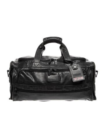 Tumi Leather Weekender Bag
