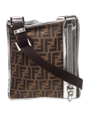 Zucca FF Messenger Bag Small Vintage