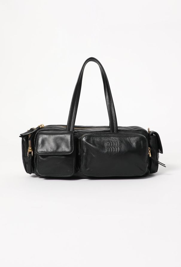 Miu Miu 2023 Nappa Leather Pocket Bag