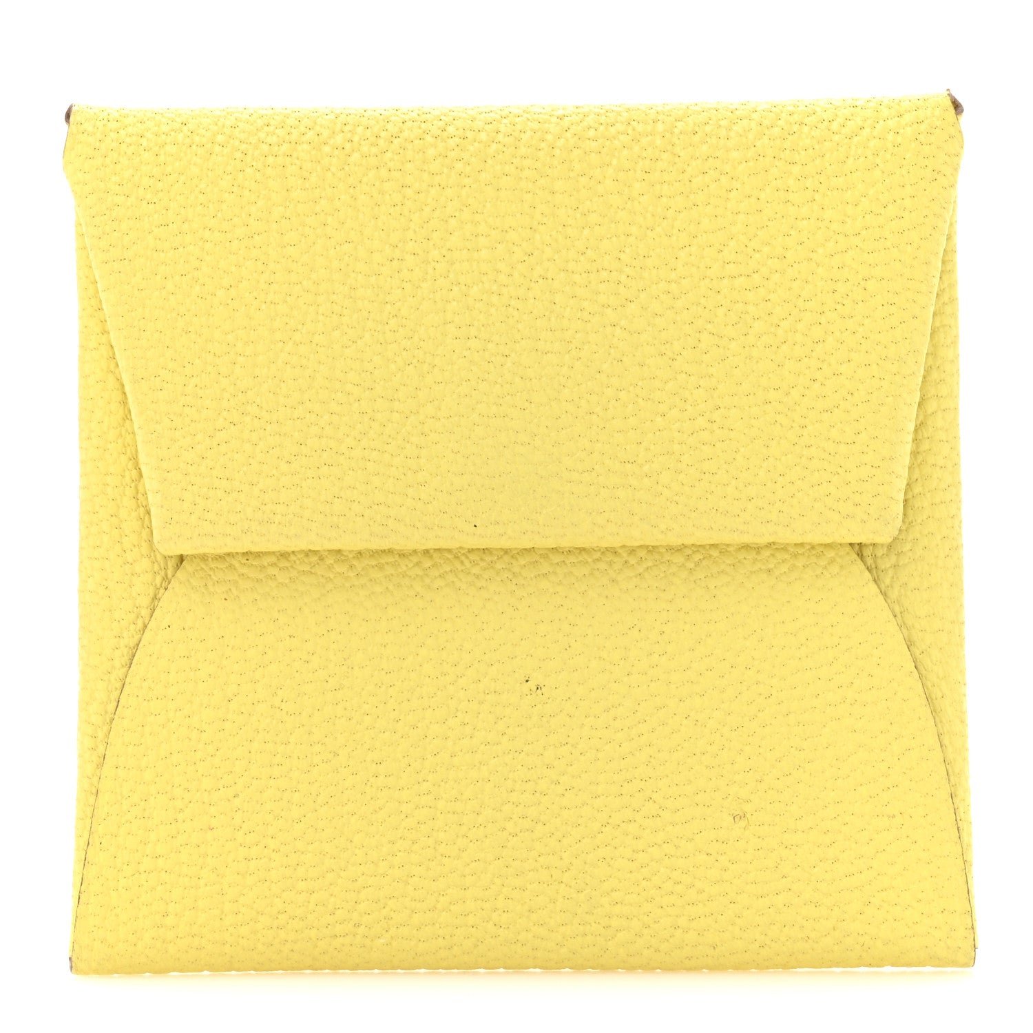 Hermes Chevre Mysore Bastia Coin Purse Lime