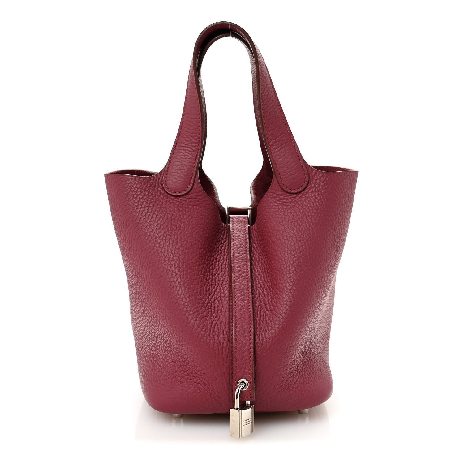 Hermes Hermes Taurillon Clemence Picotin Lock 18 PM Rubis