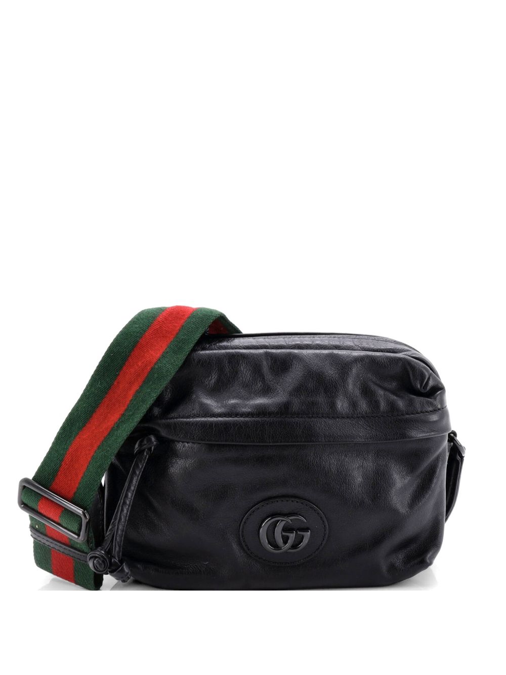 Tonal Double G Shoulder Bag Leather crossbody bag