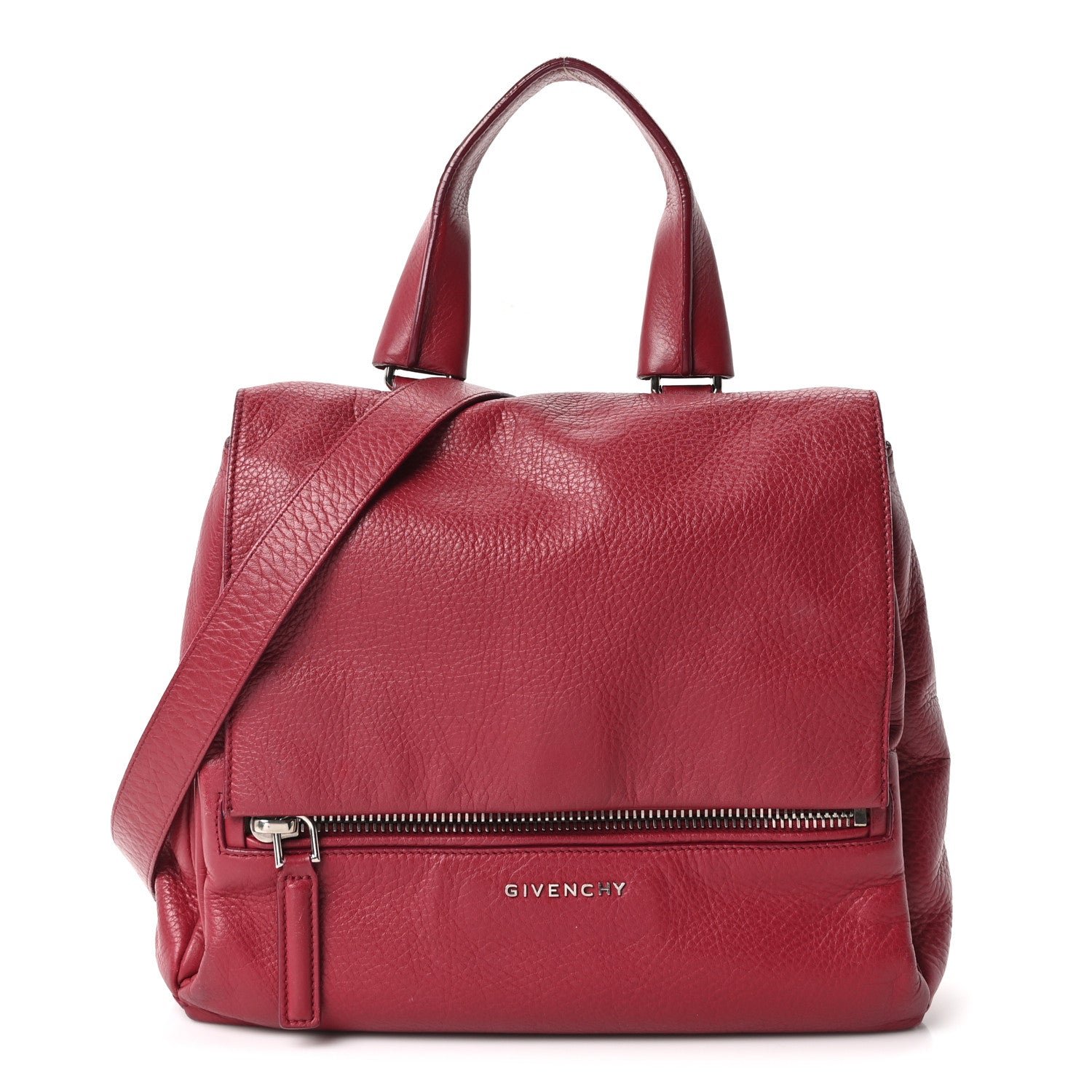 Givenchy Calfskin Medium Pandora Pure Flap Red