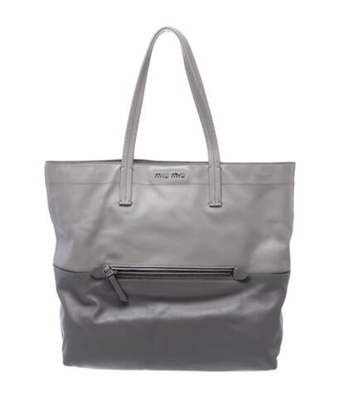 Miu Miu Miu Leather Tote