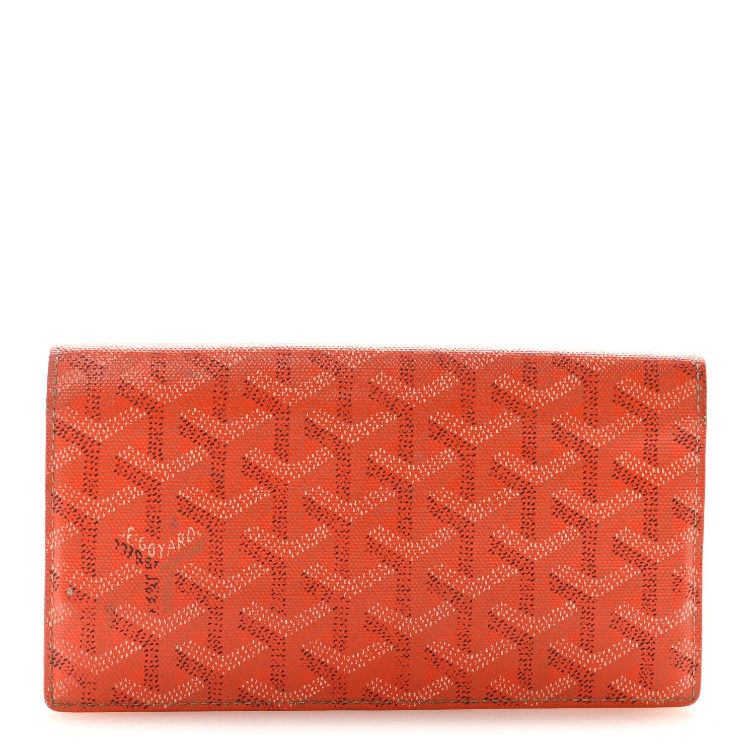 Goyard Goyard Goyardine Richelieu Wallet Orange
