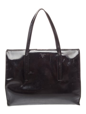 Prada Leather Top Handle Bag