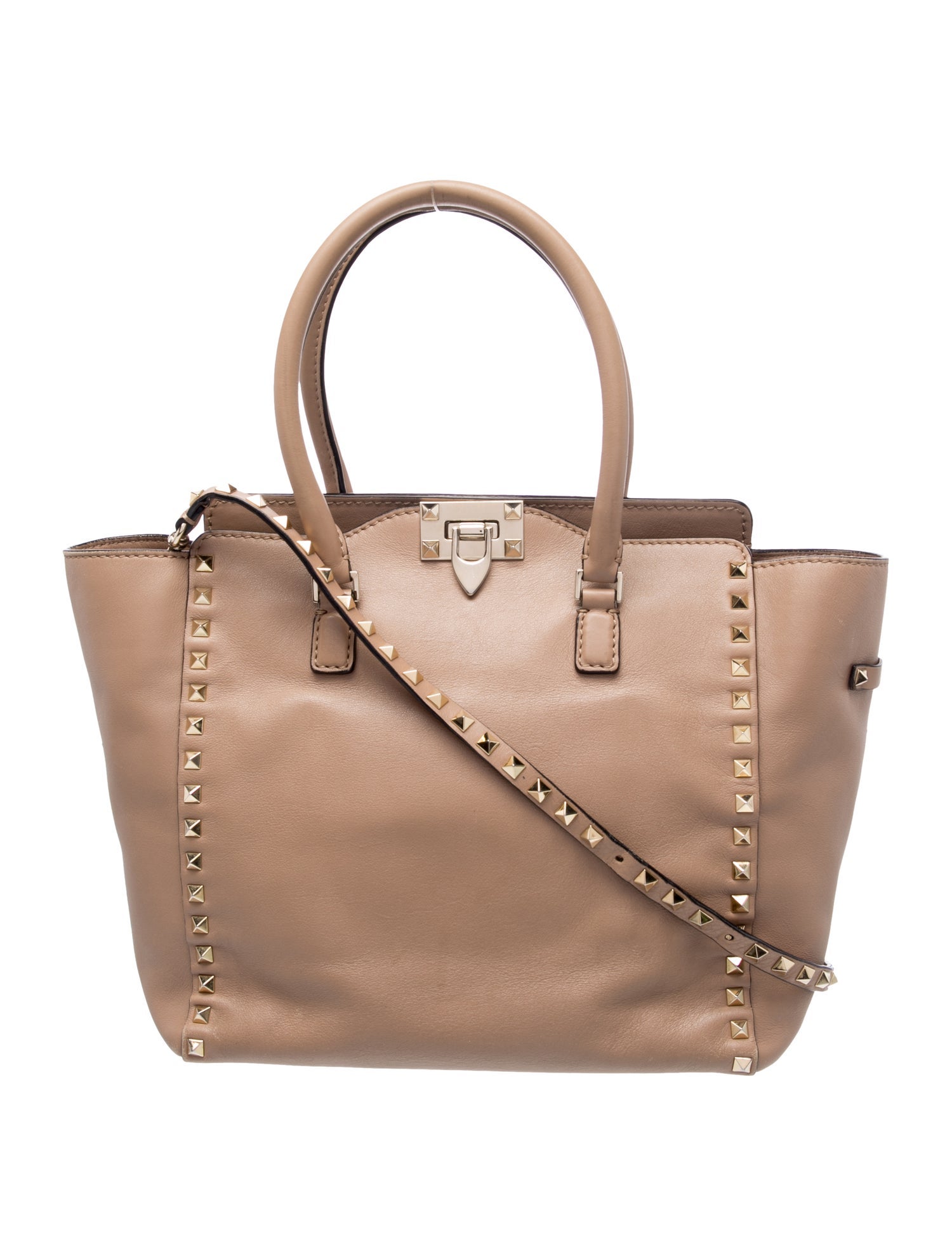 Rockstud Top Handle Bag