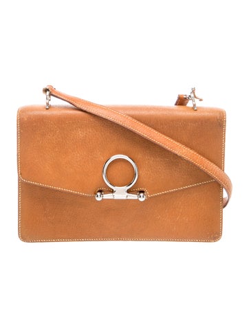 Peau Porc Sac Ring Crossbody Bag