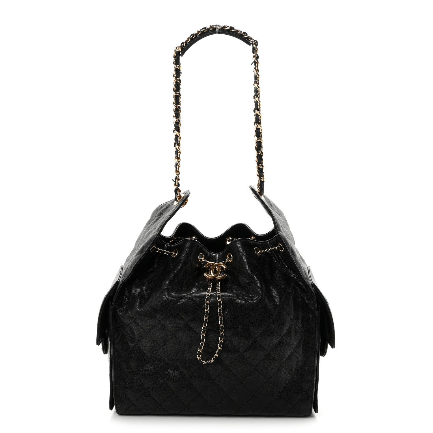 Chanel Caviar Quilted Medium Chanel 25 Handbag Black