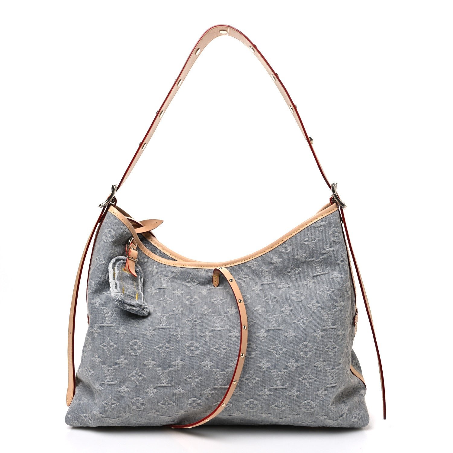 Louis Vuitton Monogram Denim CarryAll MM Washed Grey