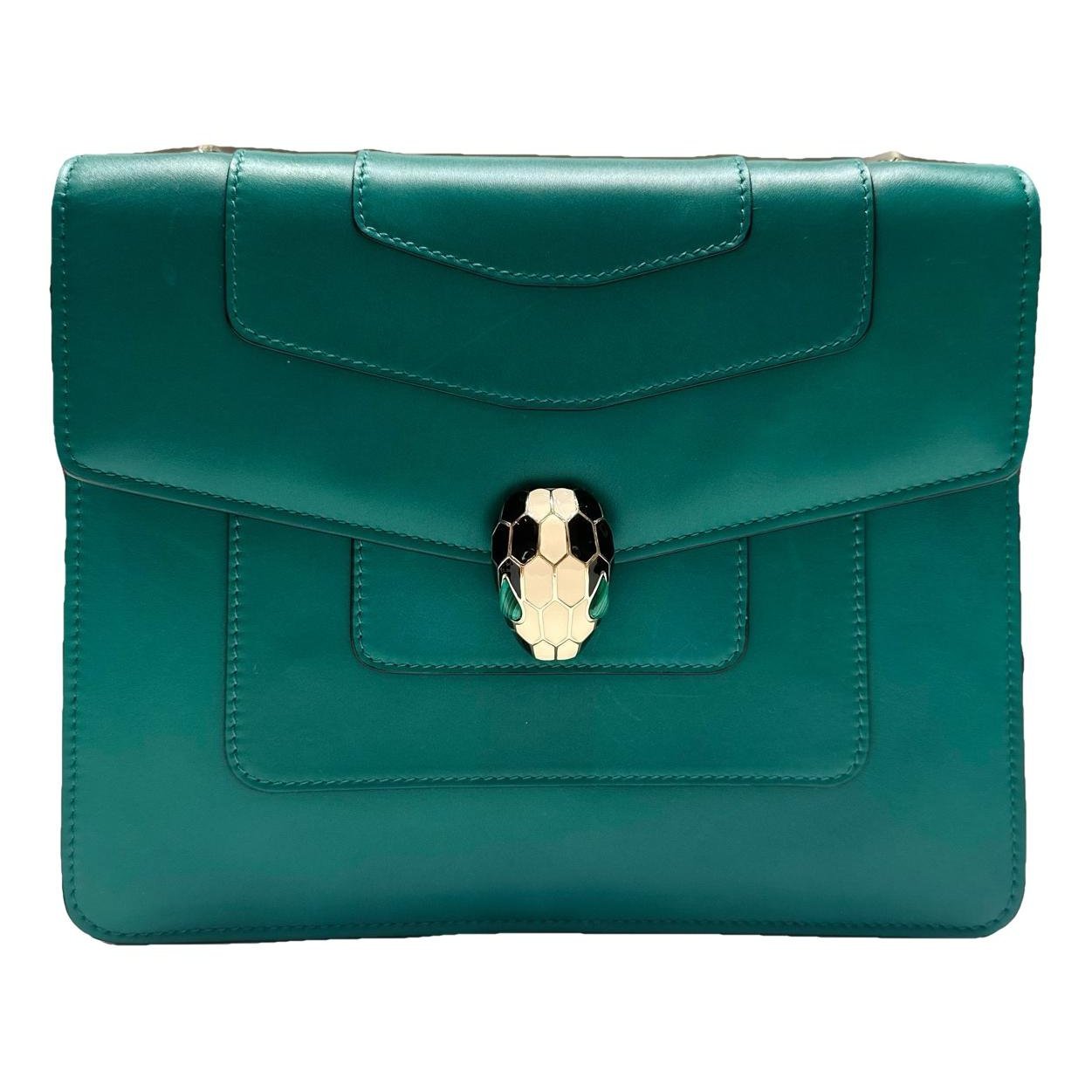 Serpenti leather handbag