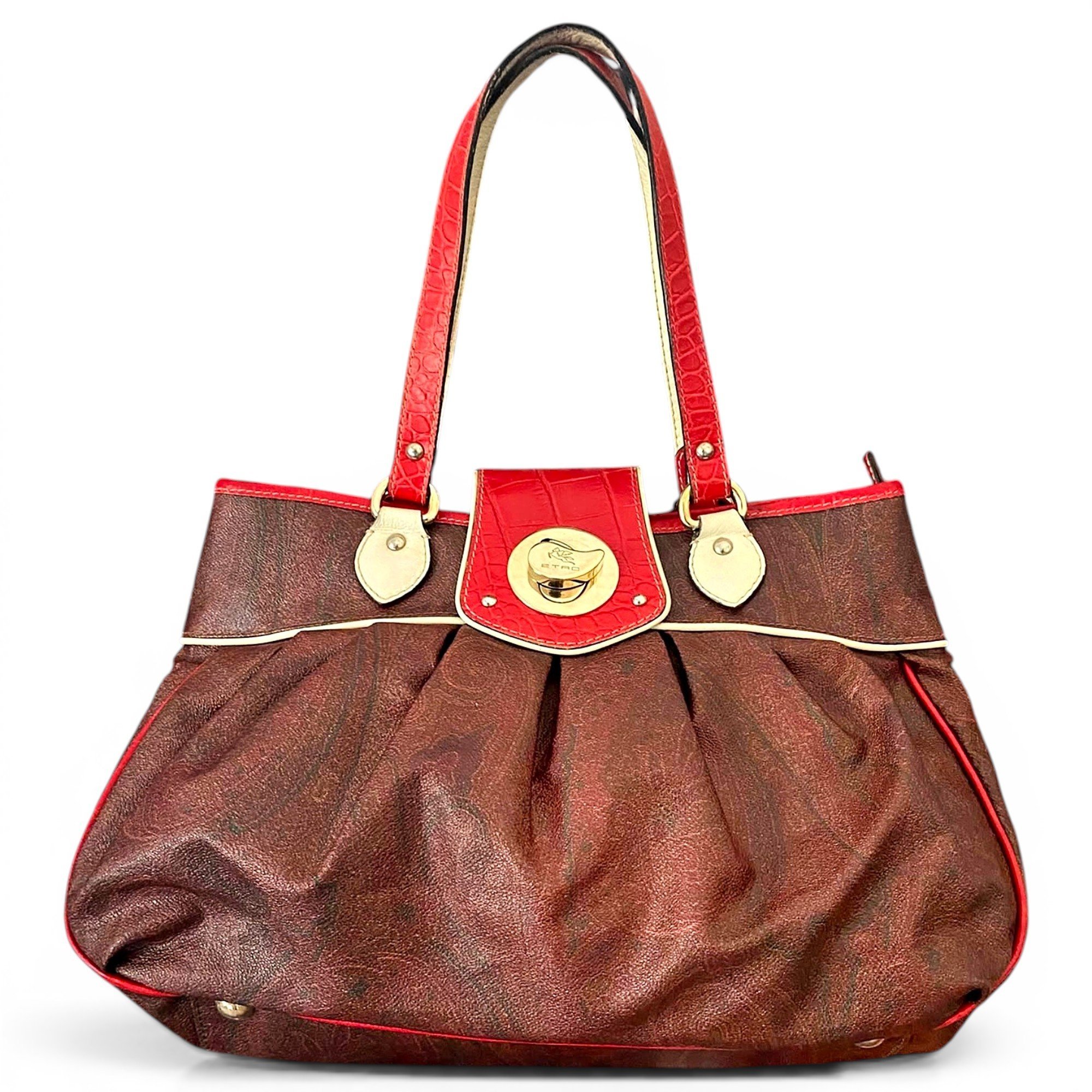 Leather handbag