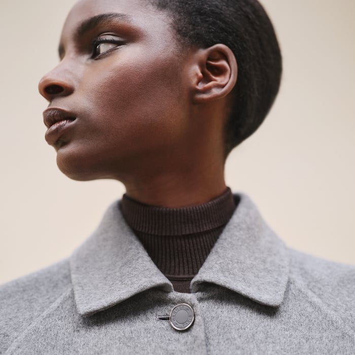 Gris Crayon Cashmere Jacket