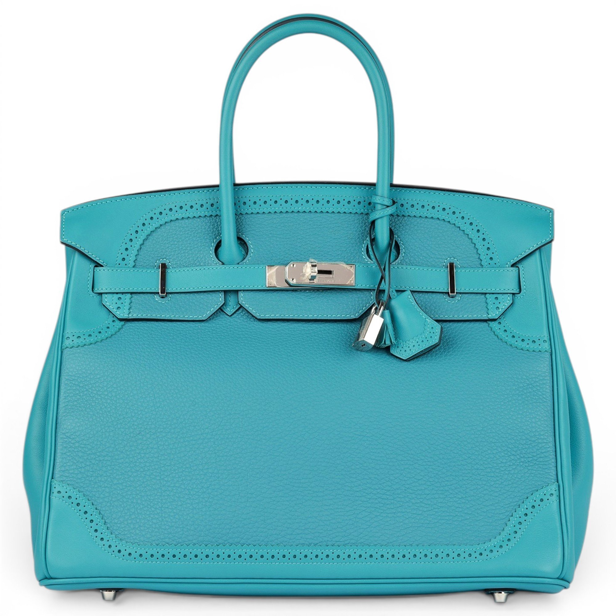 Birkin 35 leather handbag