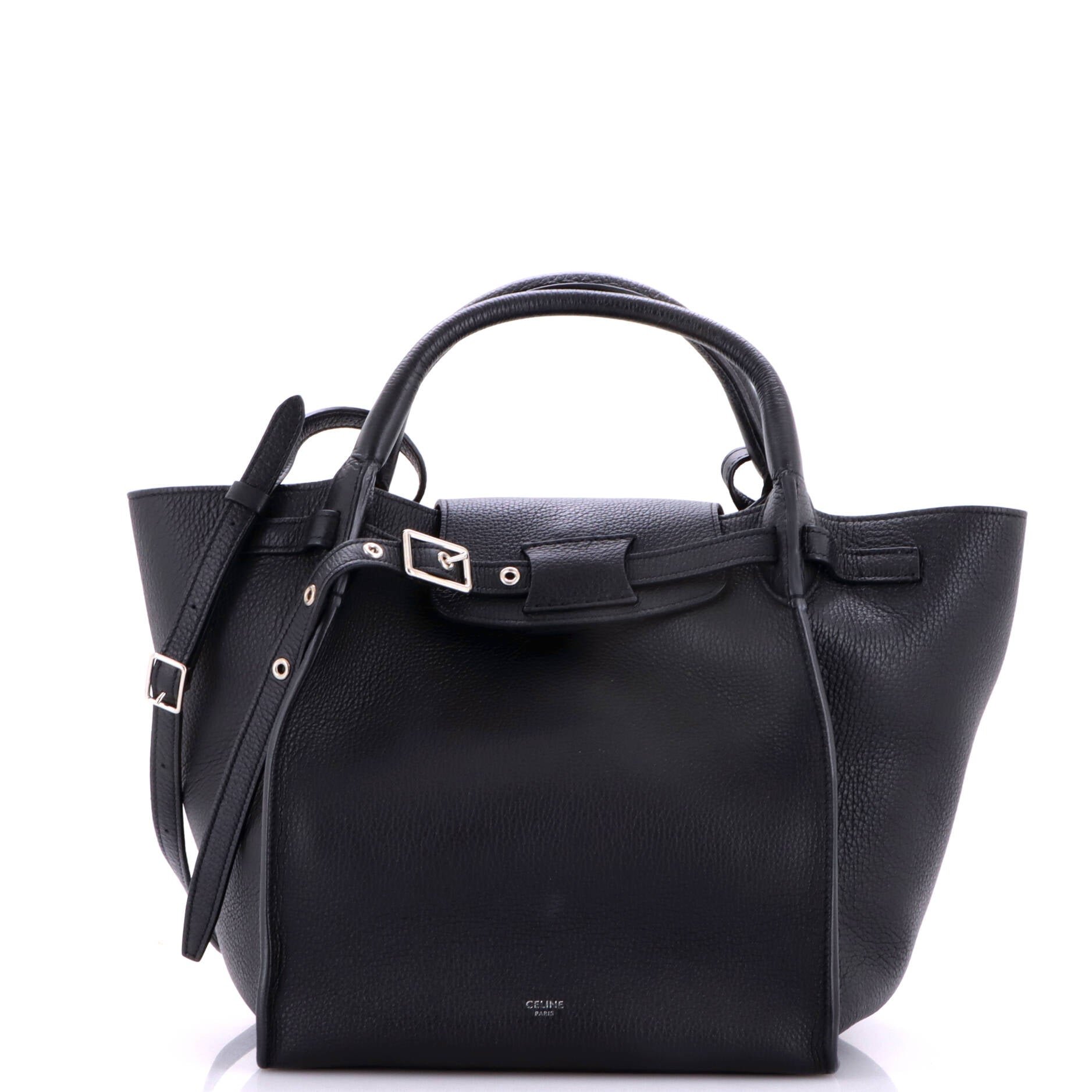 Big Bag Grained Calfskin Small