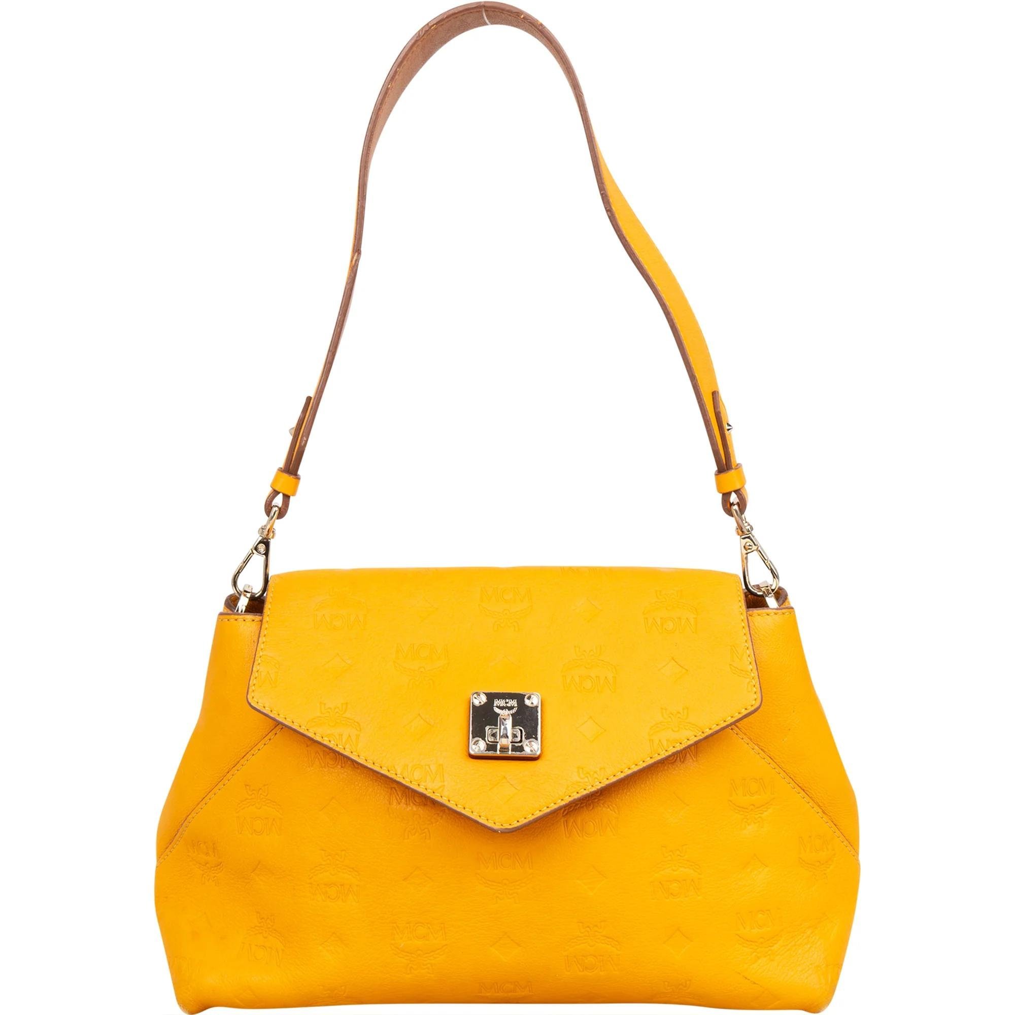 MCM Boston cloth handbag