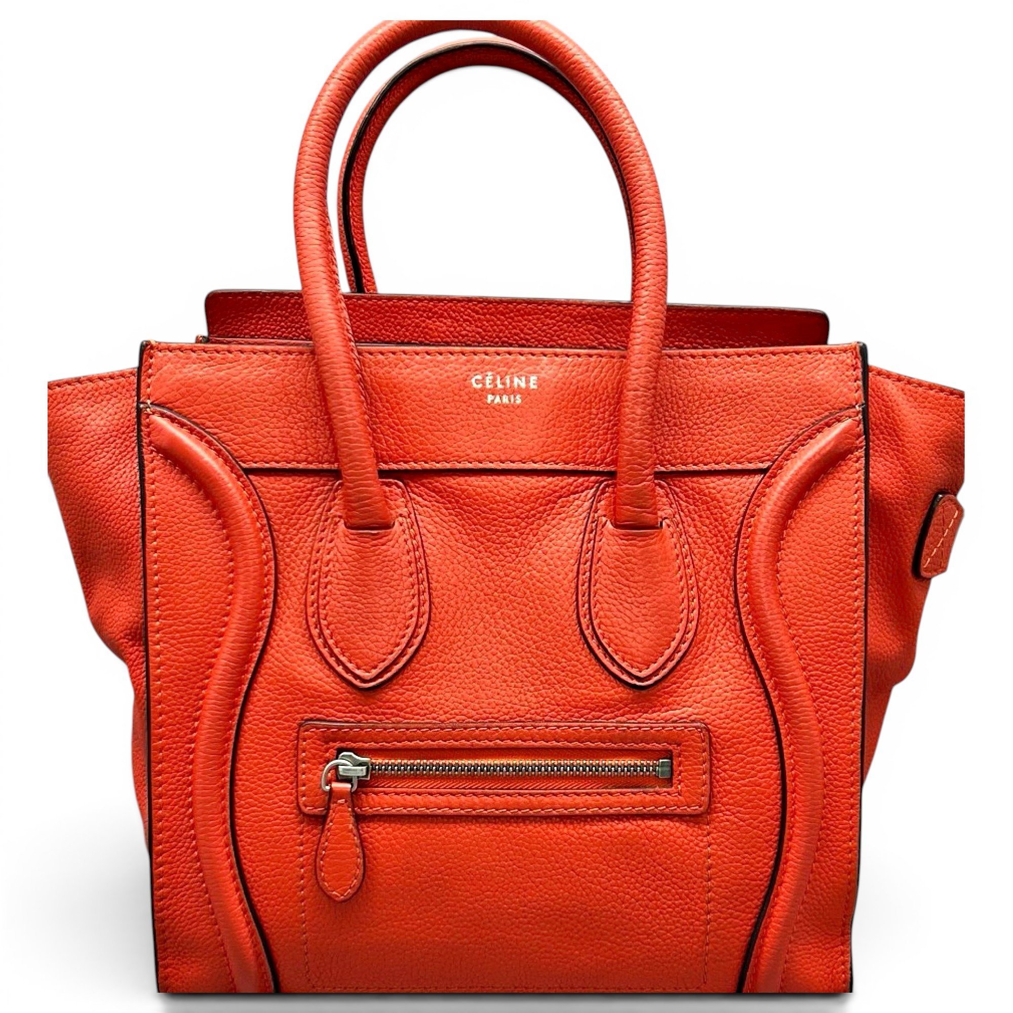 Luggage leather handbag