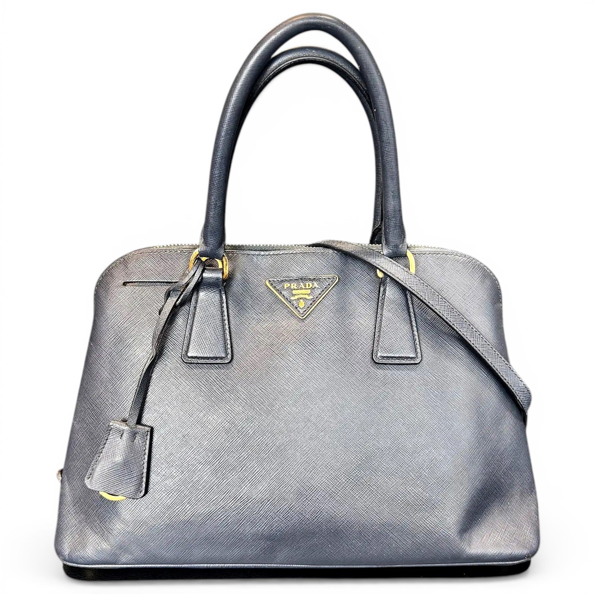 Promenade leather handbag