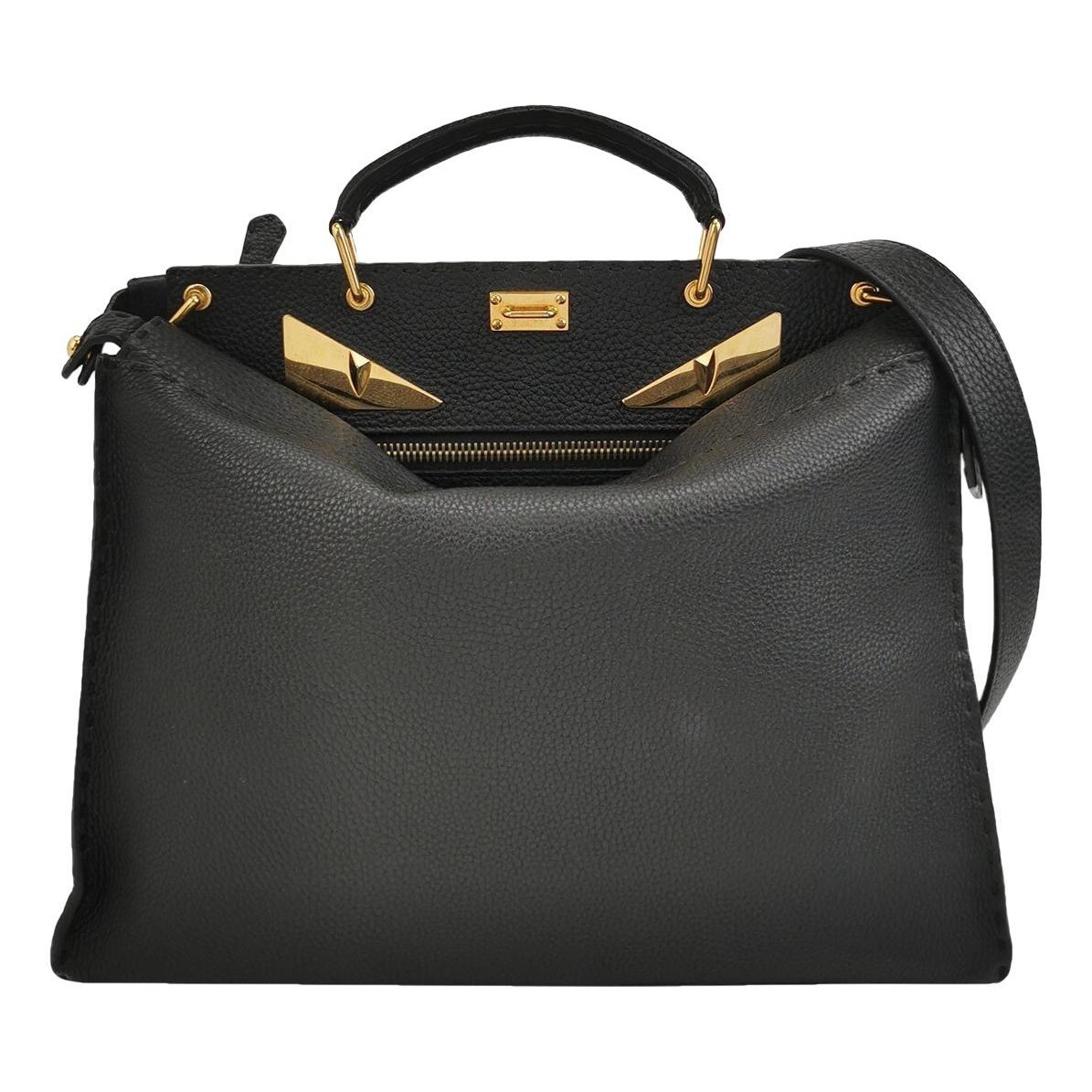 Peekaboo leather handbag