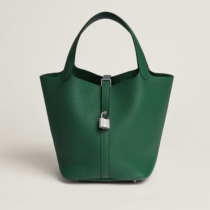 Vert Moyen Picotin Lock 22 Bag
