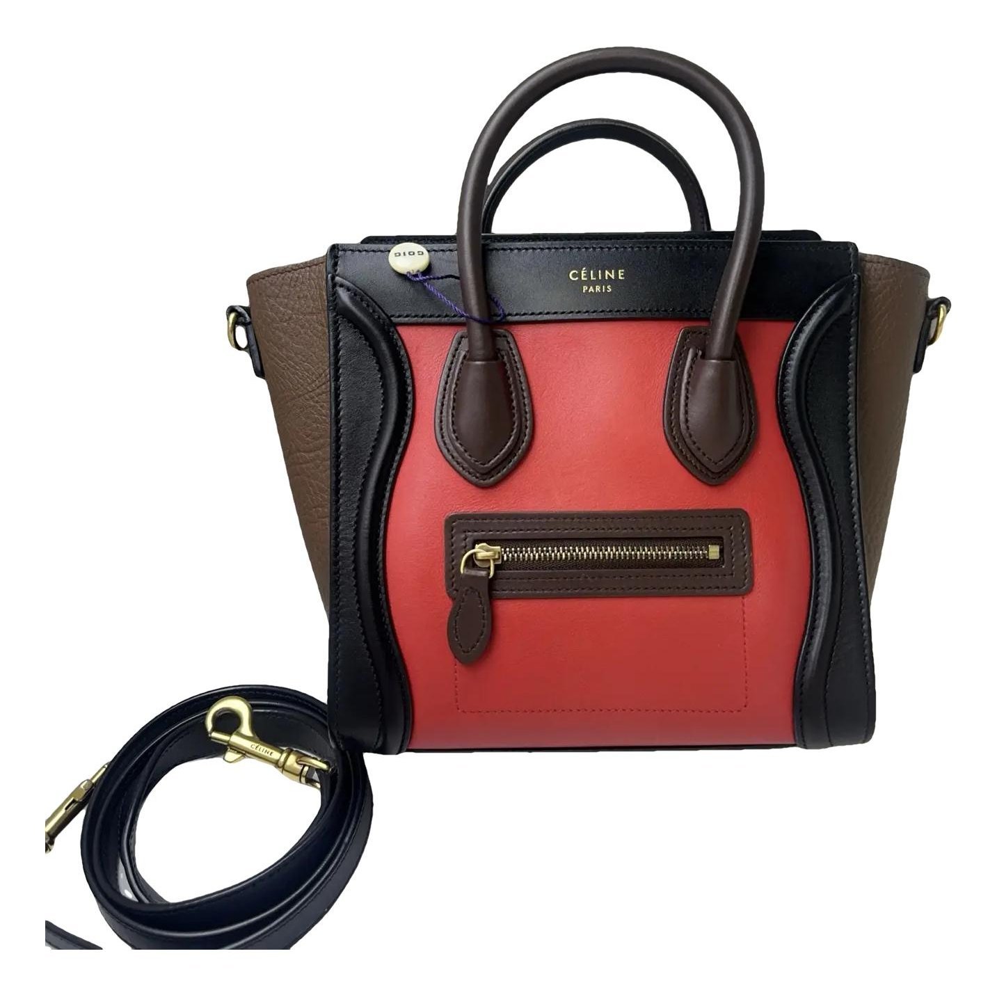 Nano Luggage leather handbag