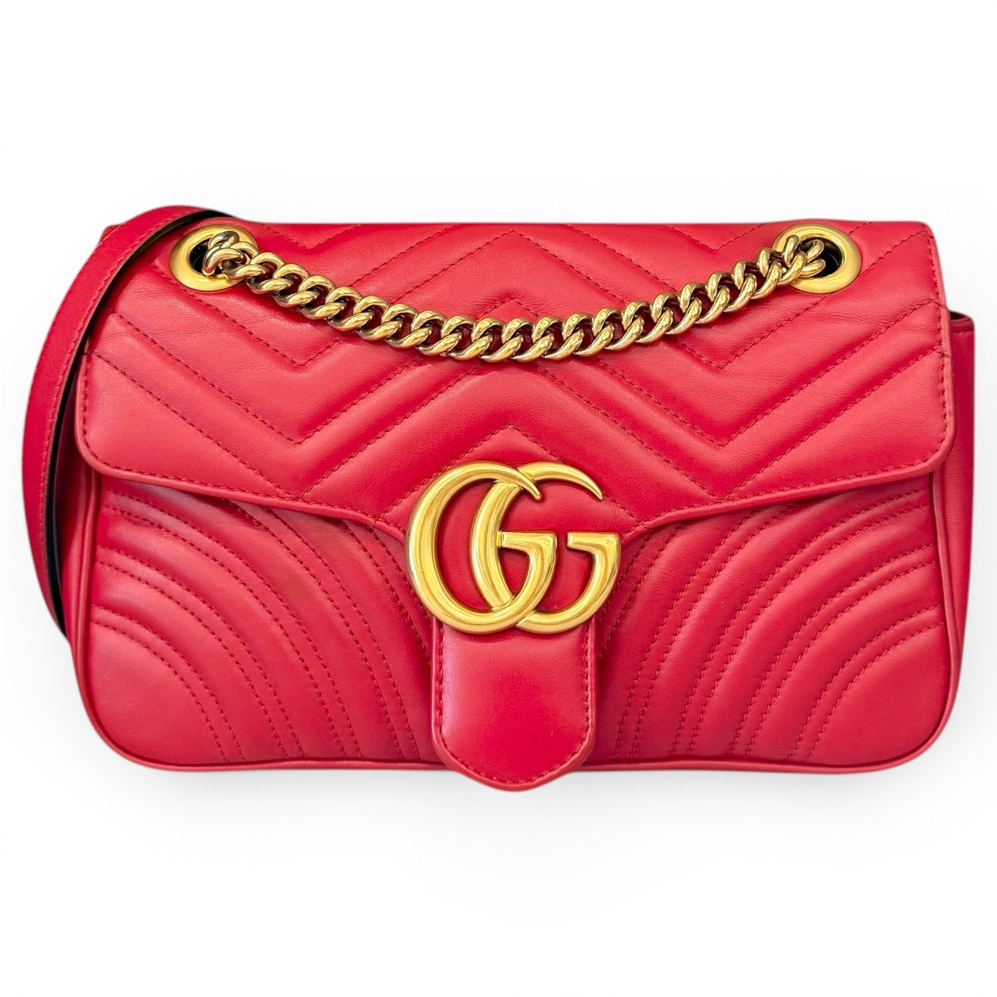 GG Marmont pony-style calfskin handbag