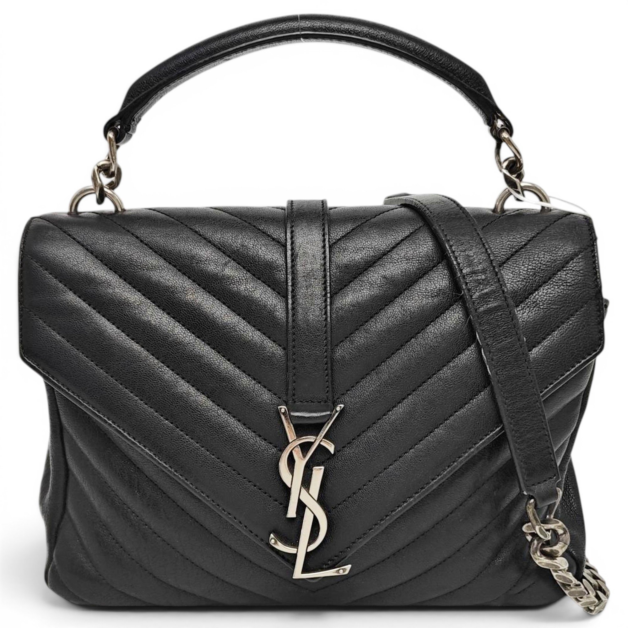 Collége monogramme leather handbag