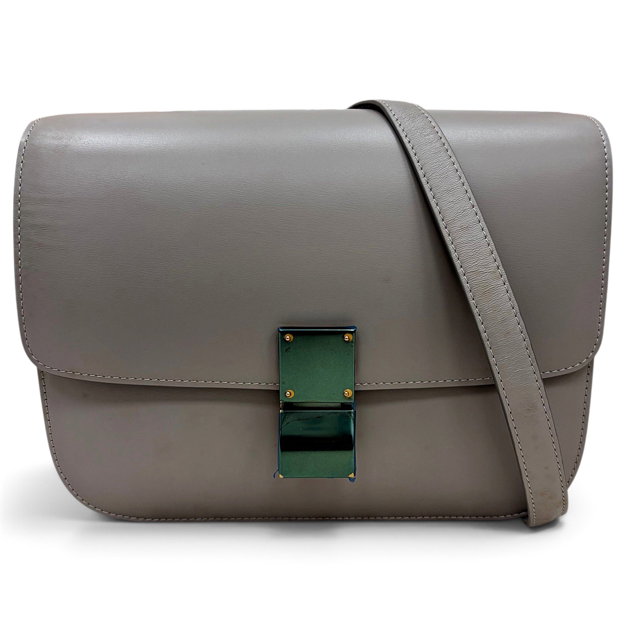 Classic leather handbag