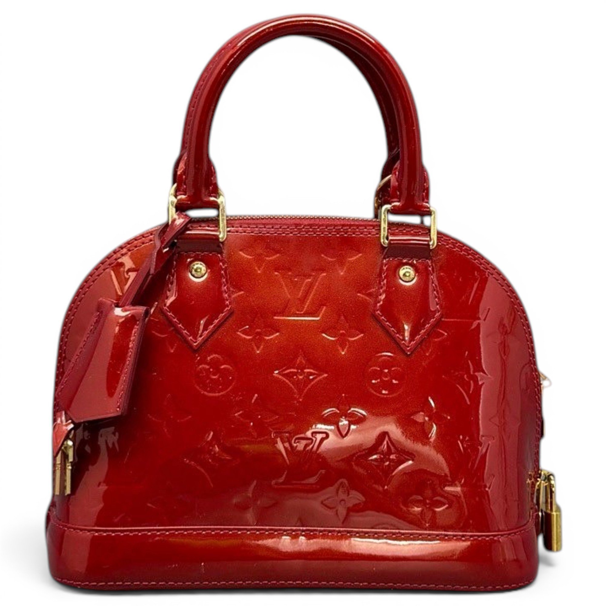 Alma BB patent leather handbag