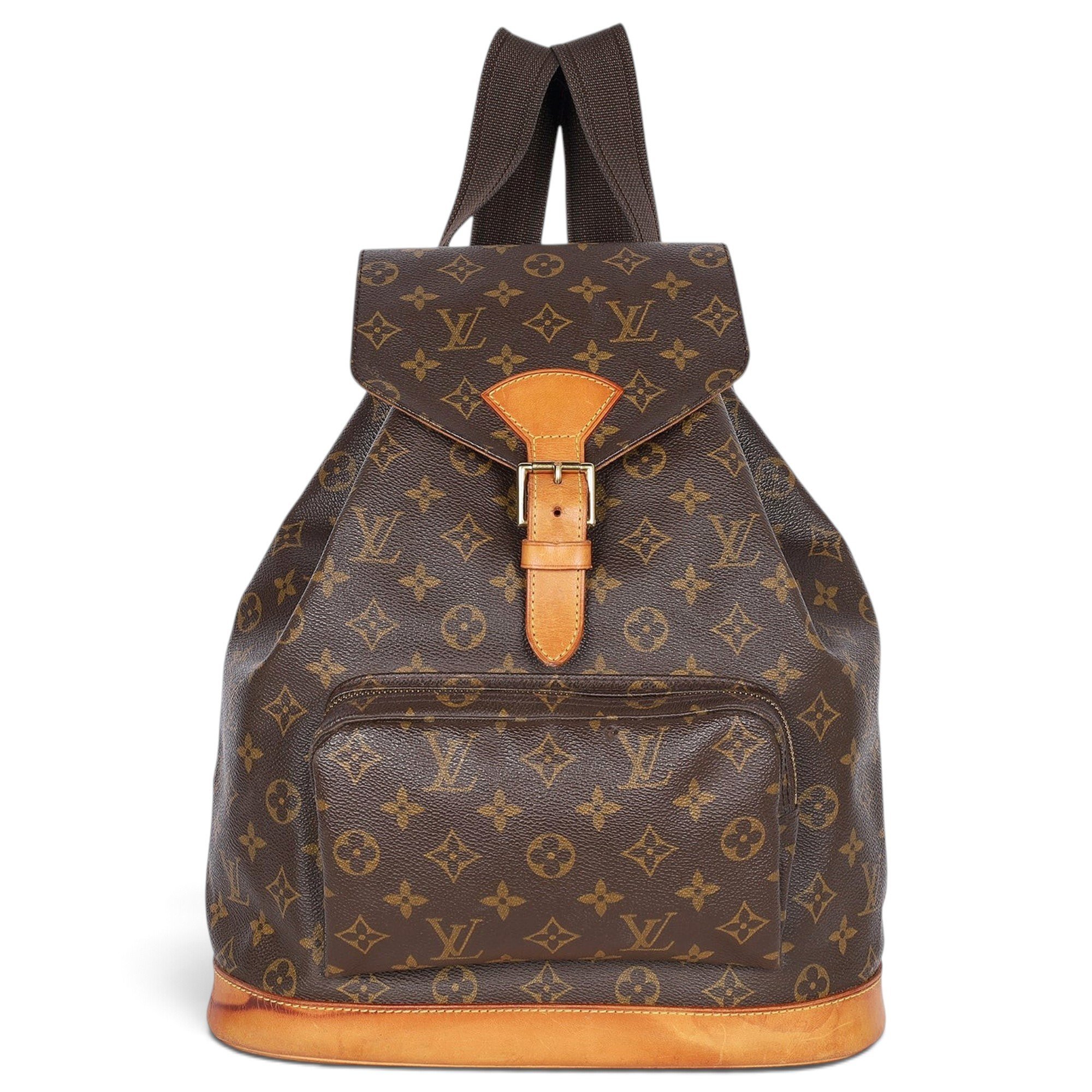 Louis Vuitton Montsouris leather backpack