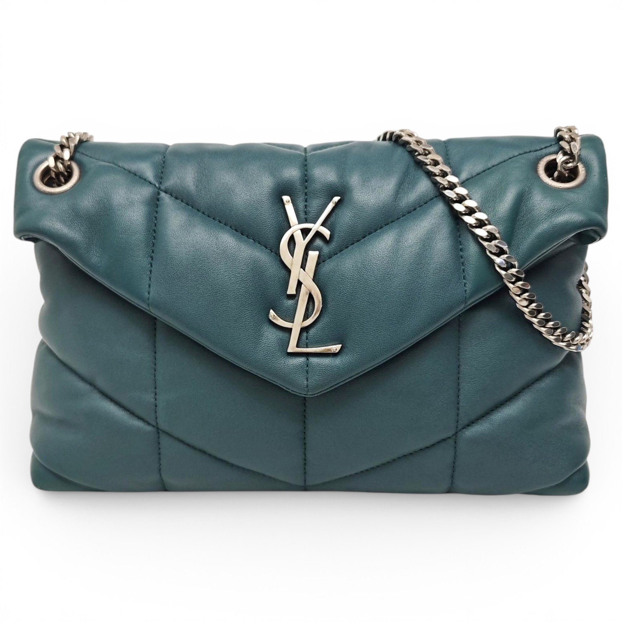 Loulou Puffer leather crossbody bag