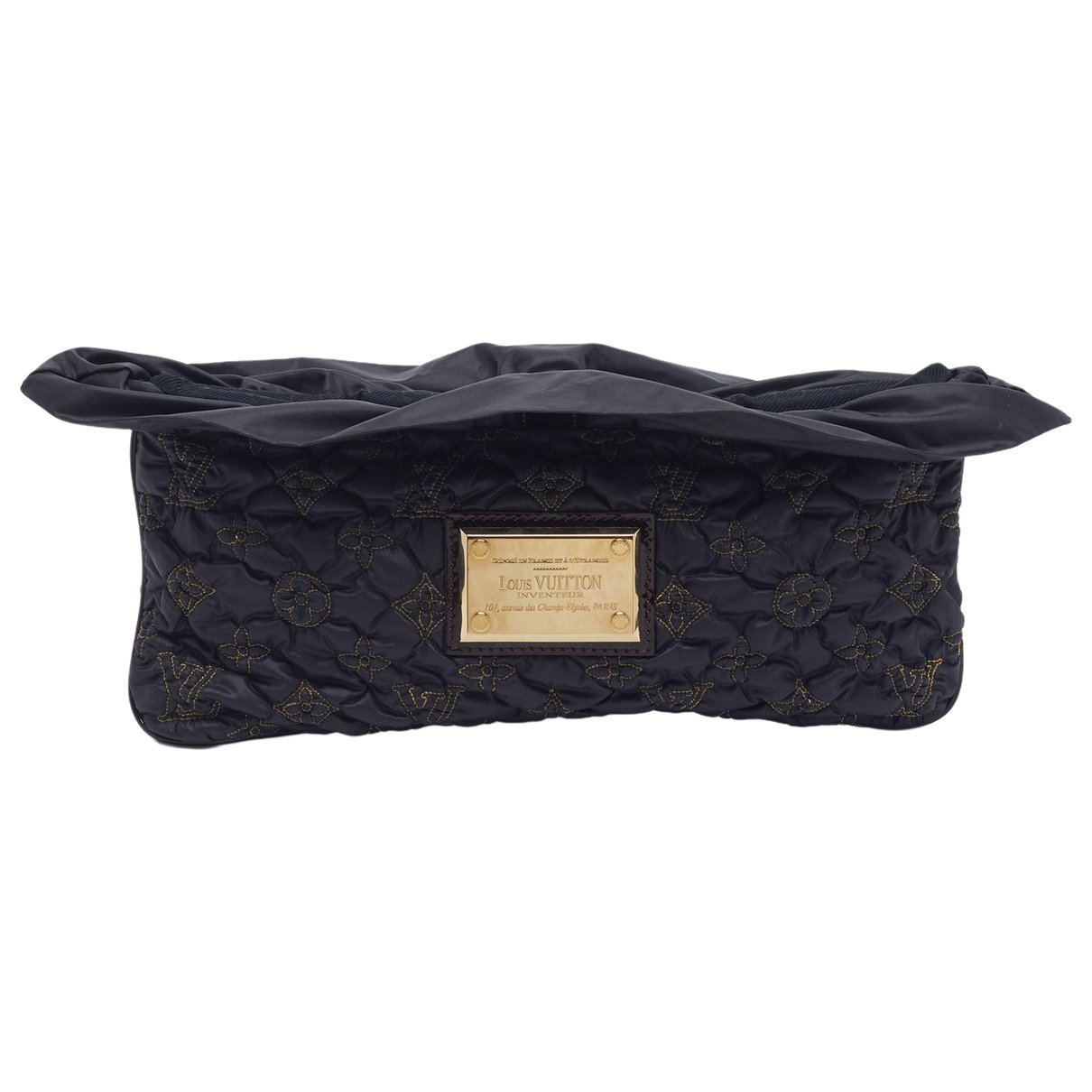 Patent leather clutch bag