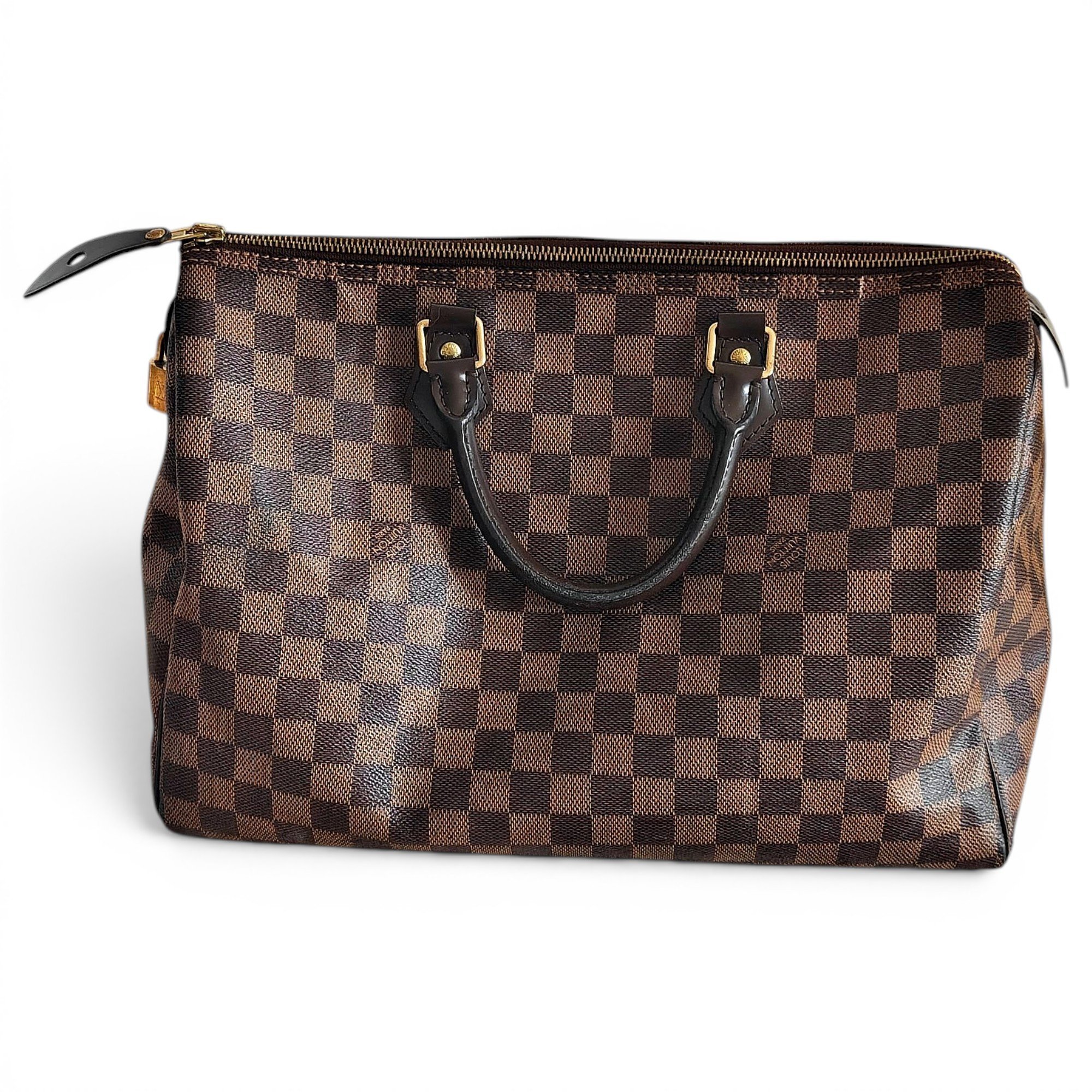 Speedy leather handbag