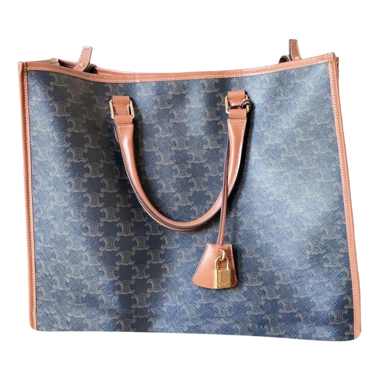 Cabas Horizotal leather tote
