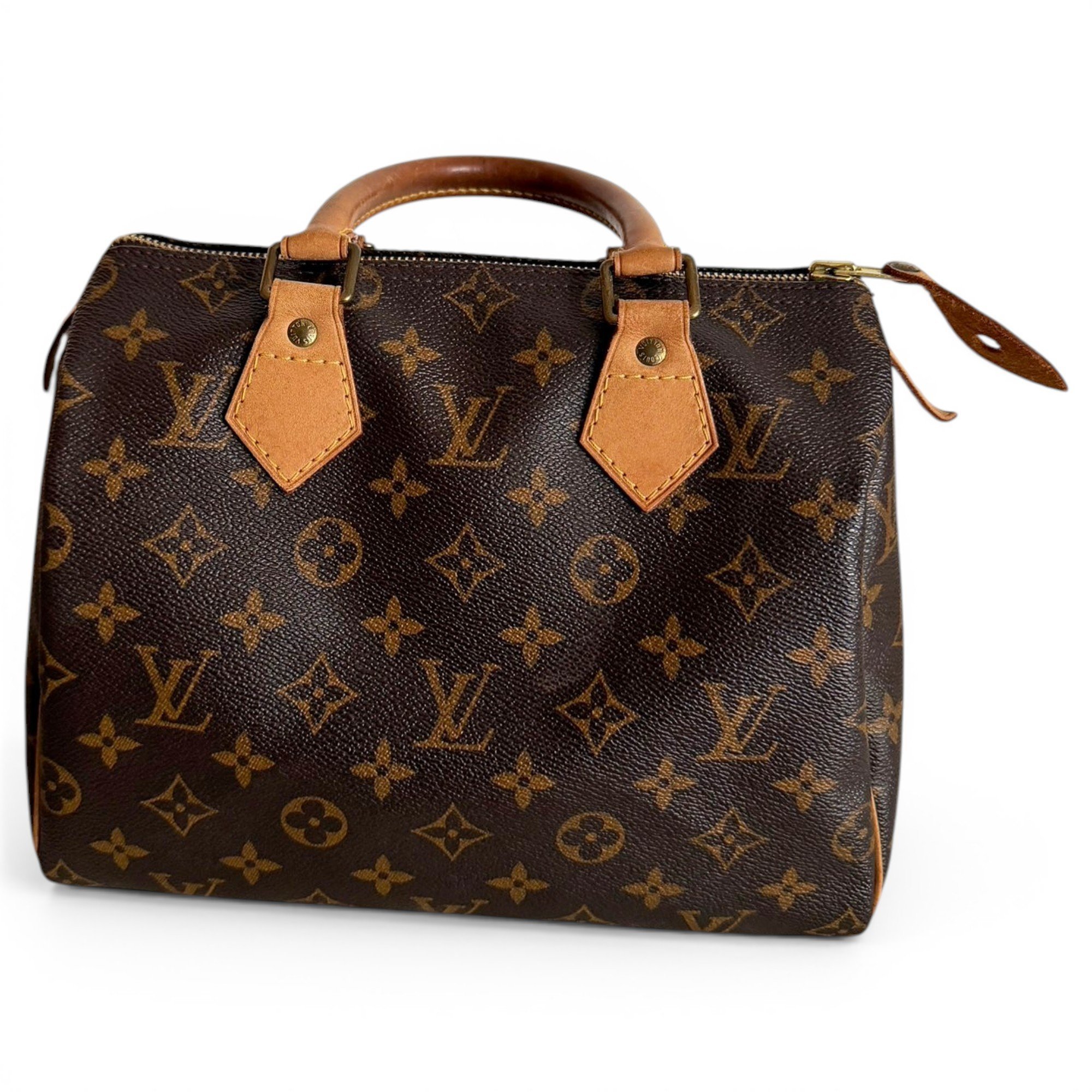 Speedy leather handbag