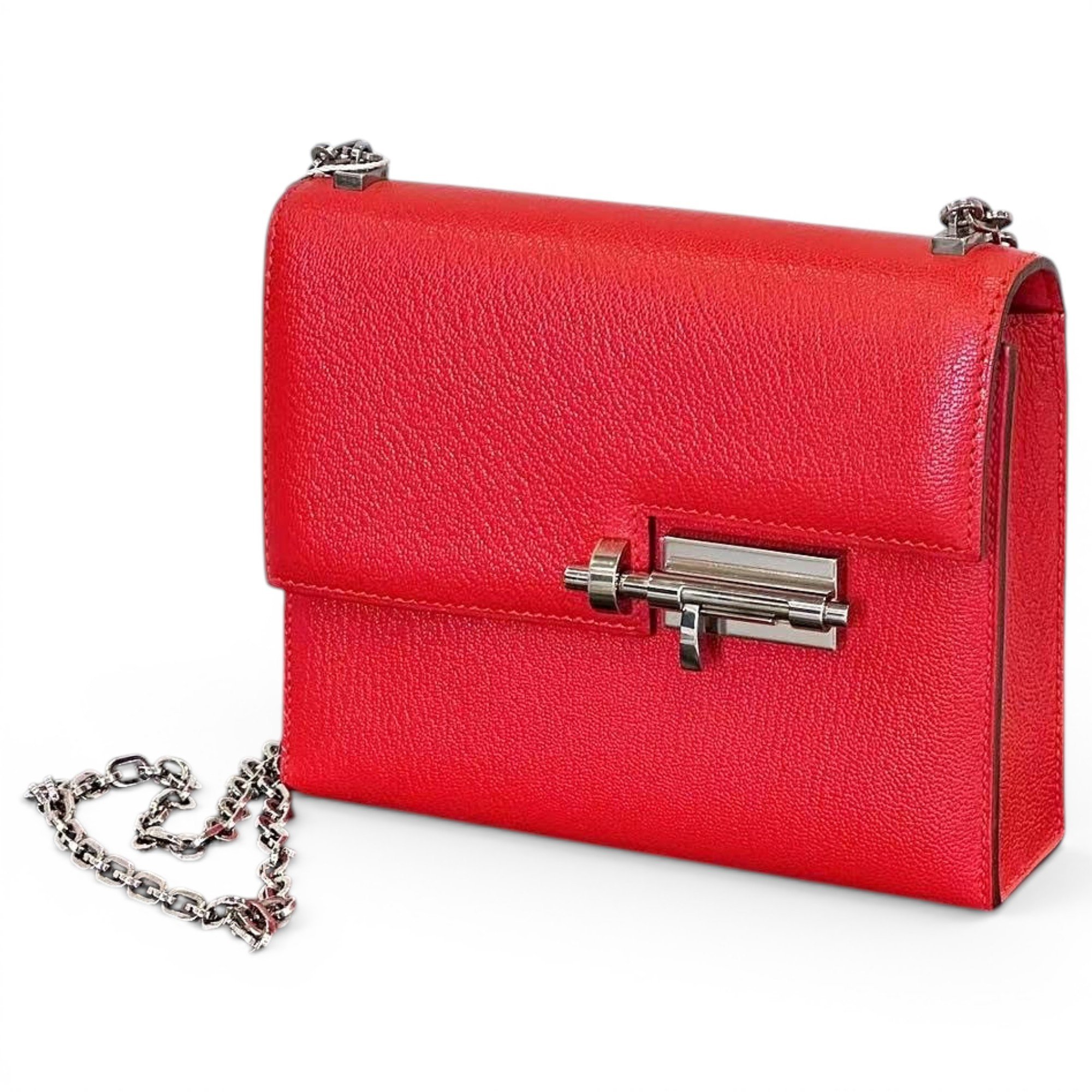 Verrou Mini leather handbag