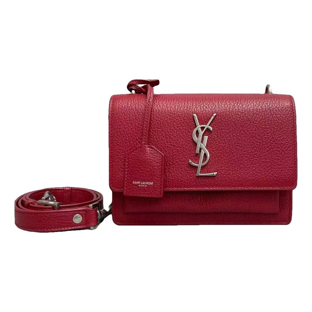 Sunset leather handbag