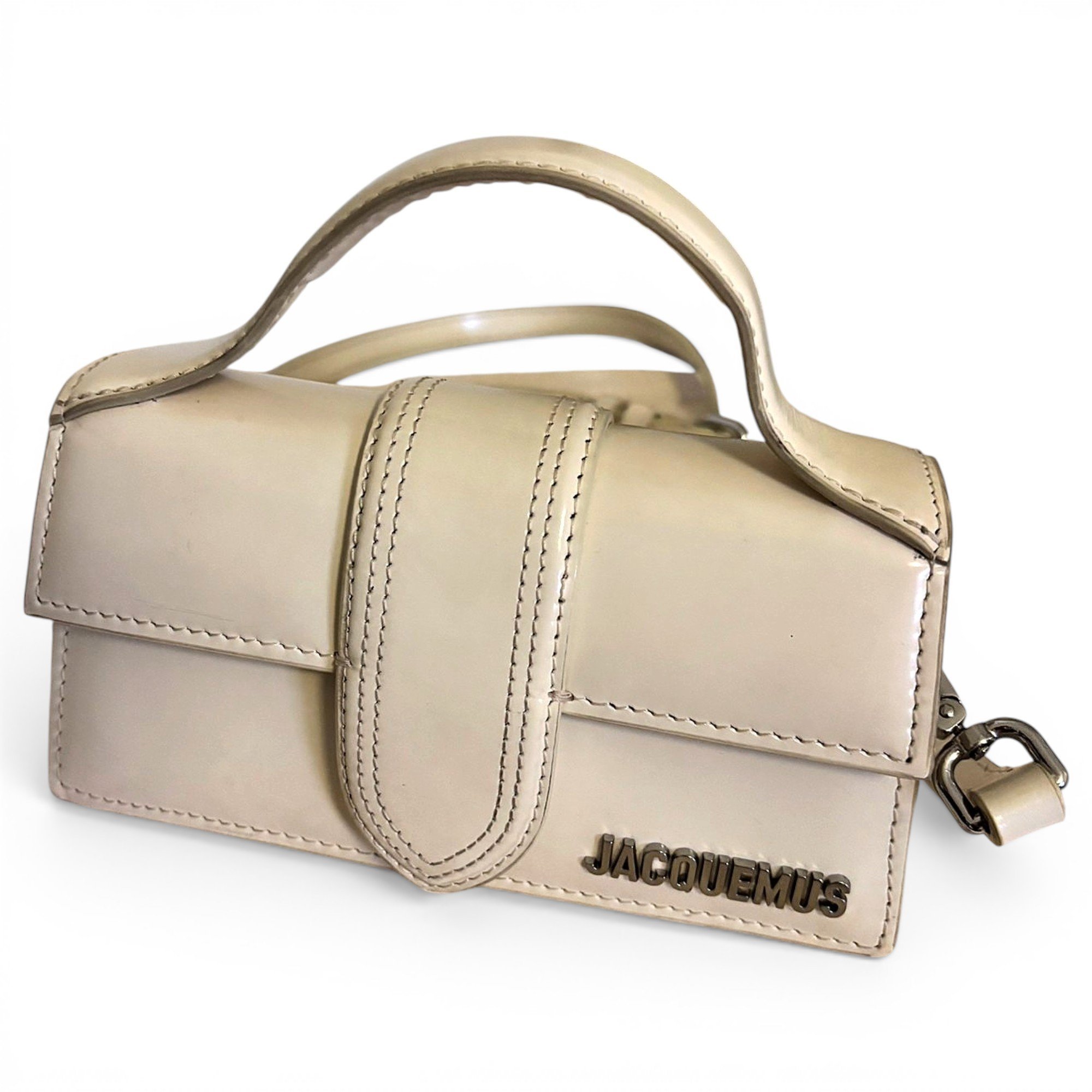 Leather clutch bag