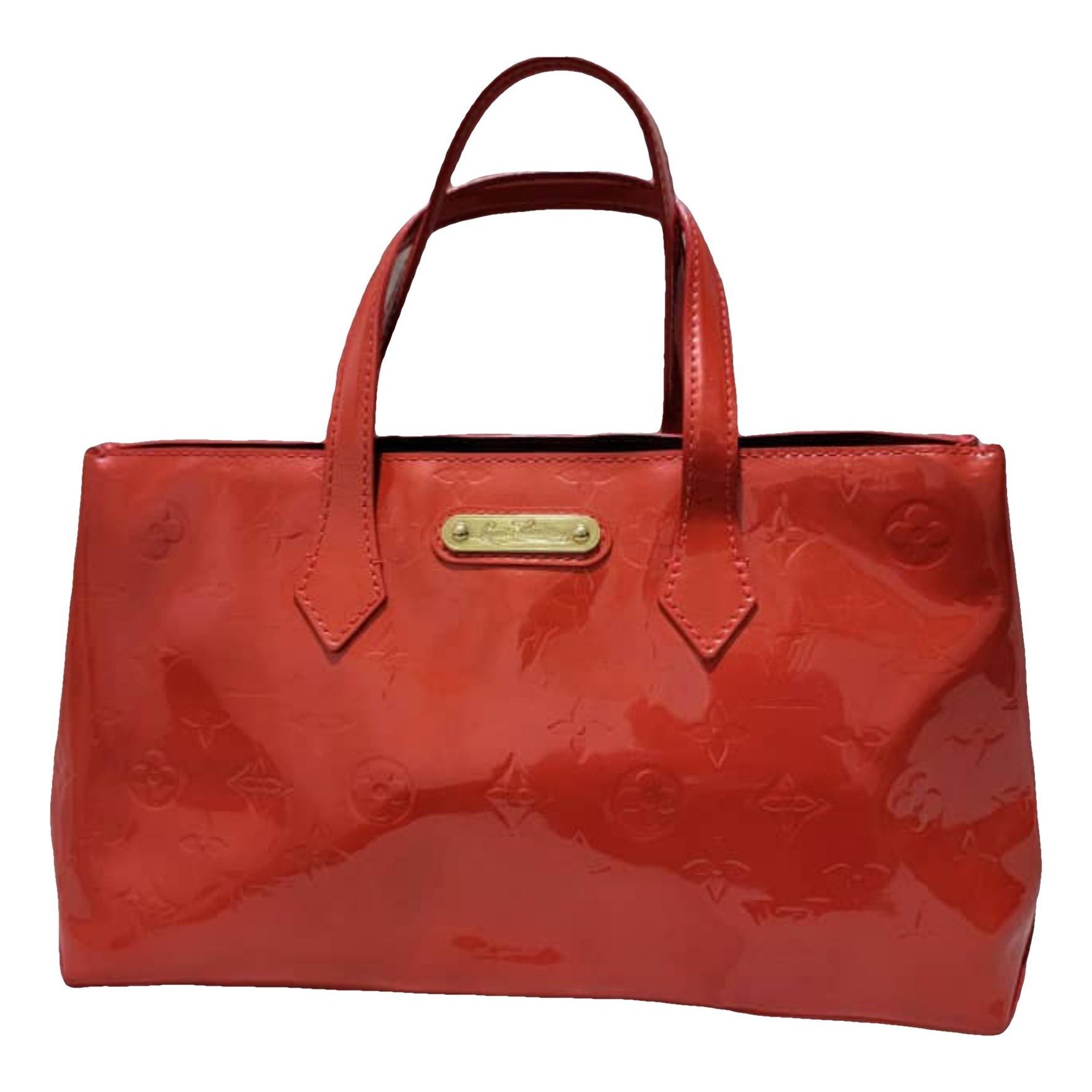 Wilshire patent leather handbag