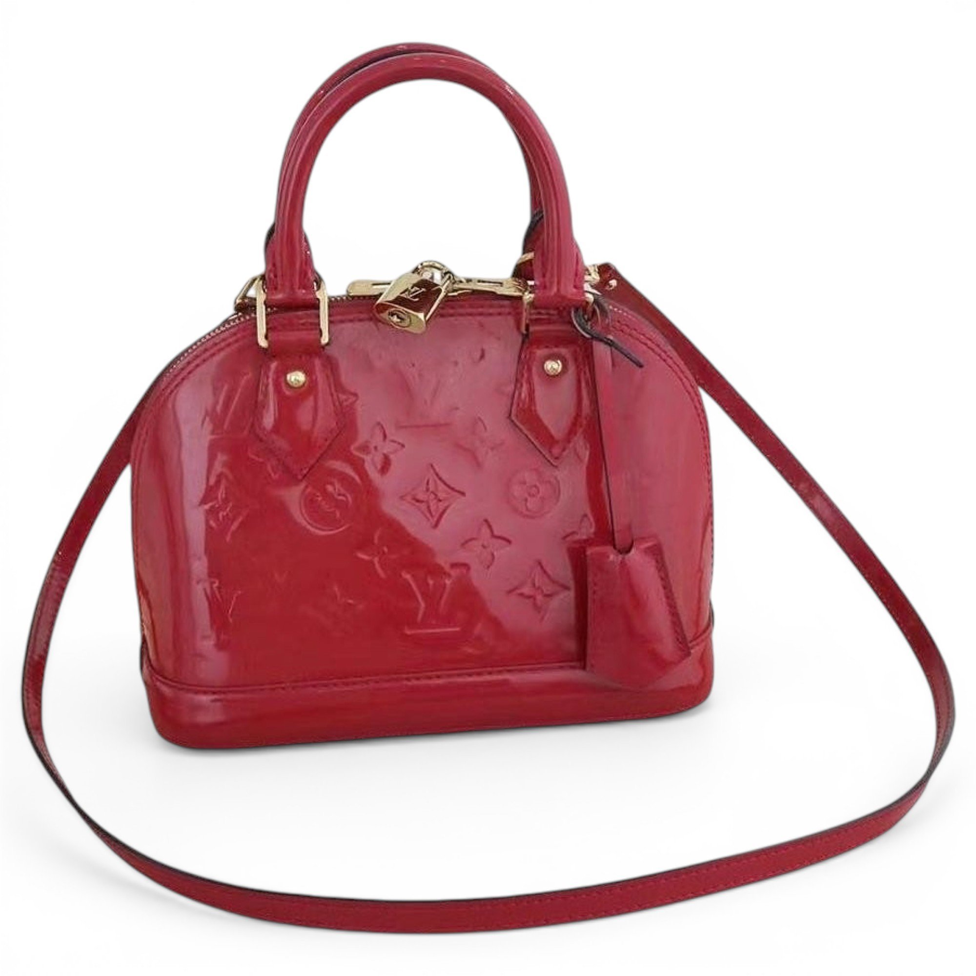 Alma BB patent leather handbag