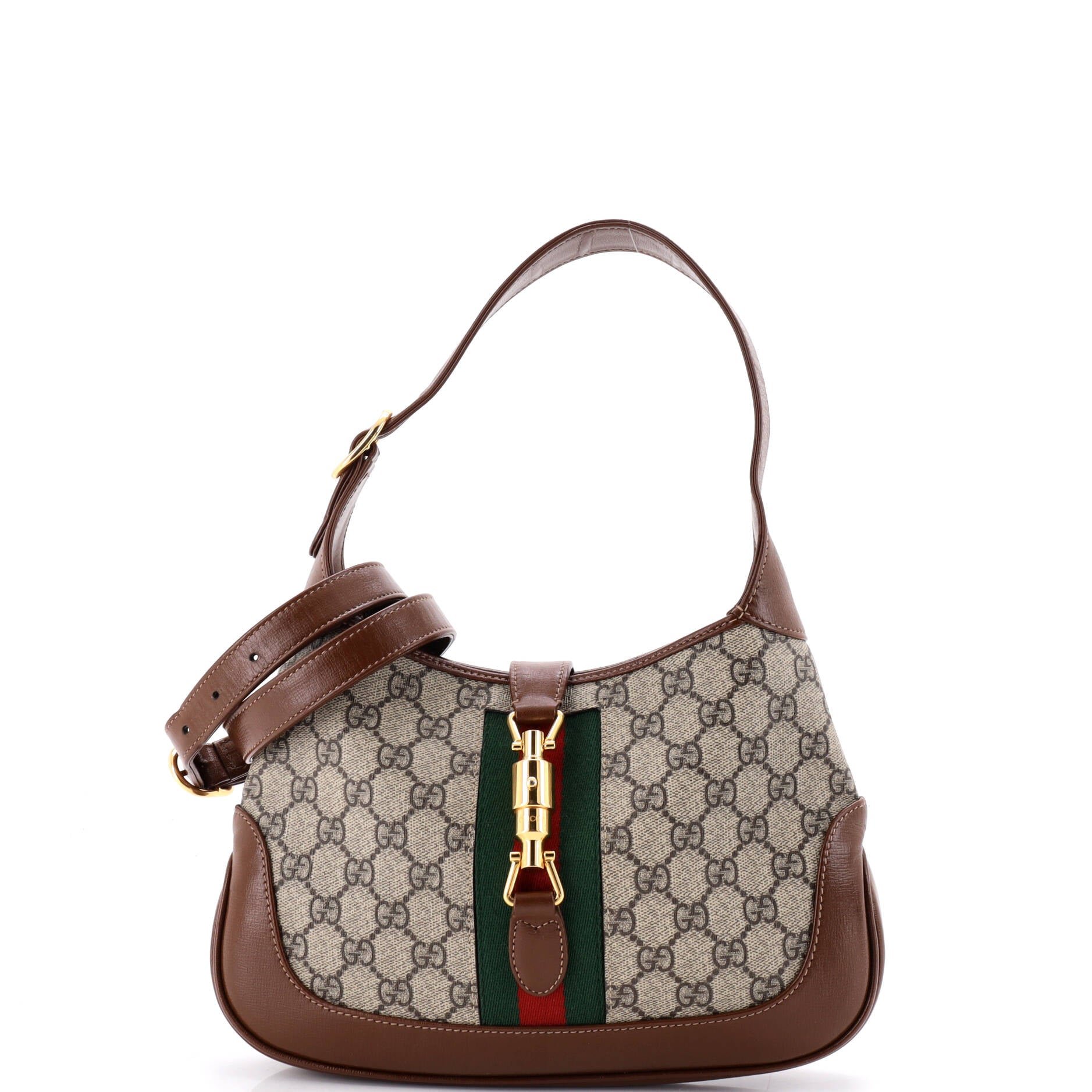 Jackie 1961 Hobo GG Coated Canvas Small